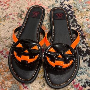 Strangecvlt Women’s Pumpkin Sandals